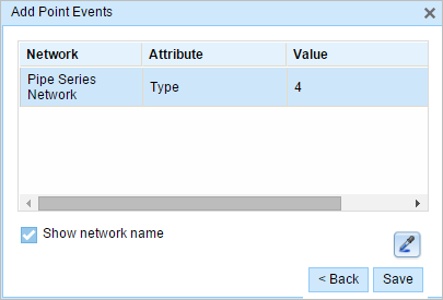 Attribute-Value information in the Add Point Events widget Attribute-Value information in the Add Point Events widget